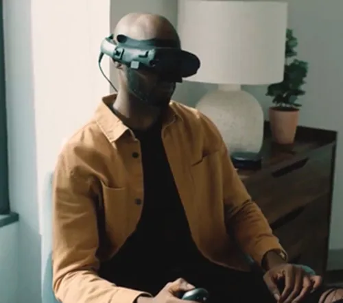 Virtual reality perimetry の実施イメージ